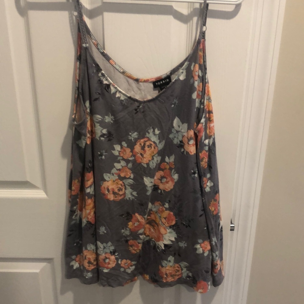 Torrid floral tank top